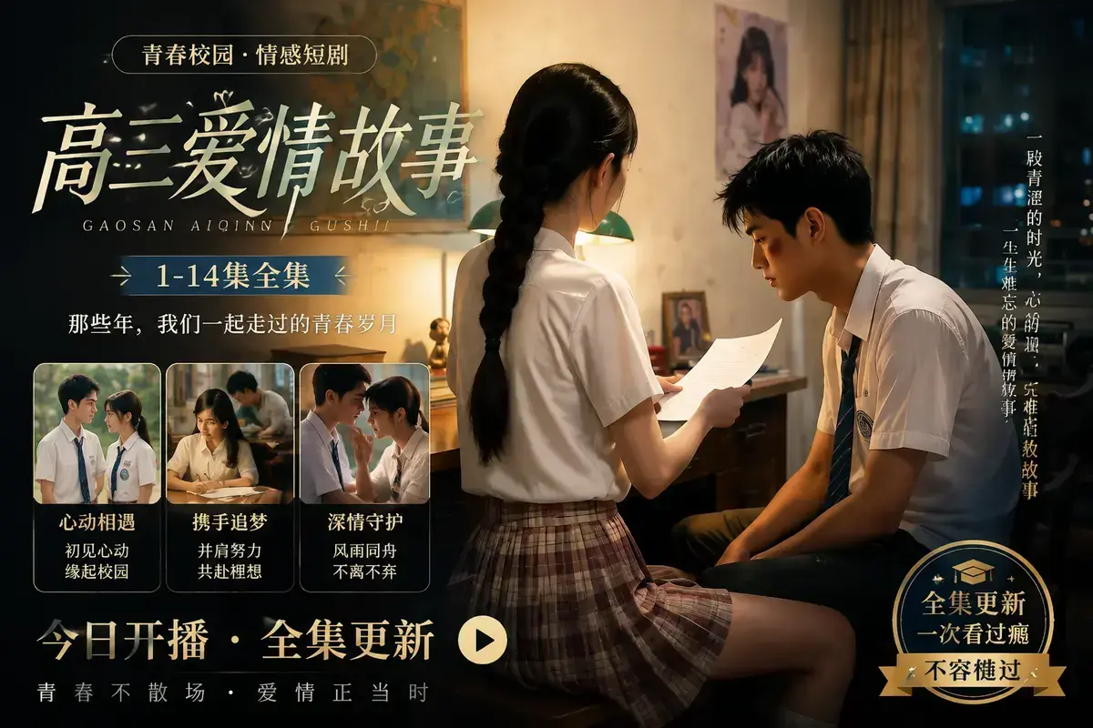 AI短剧《B中爱情故事》全集免费在线观看-4K超清未删减版-带你重返十七岁